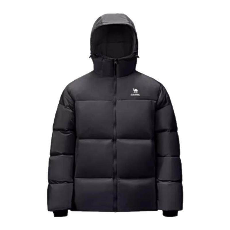 火热科技羽绒服连帽羽绒服骆驼