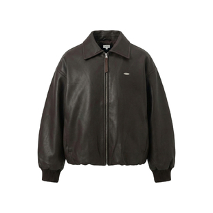 Nord Classic「短宽皮衣棉服」25秋冬复古休闲宽松皮衣夹克外套男