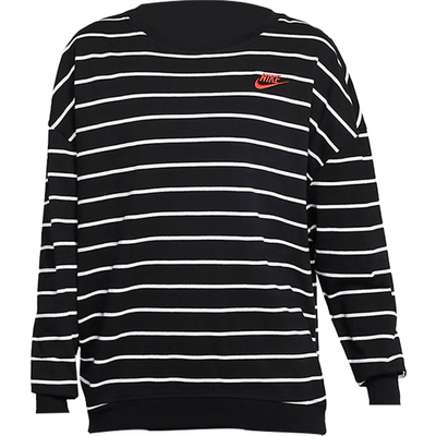 耐克女子条纹运动卫衣