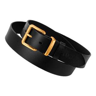 奥康皮带女士牛皮新款真皮装饰百搭腰带时尚女款配裙子裤带设计感