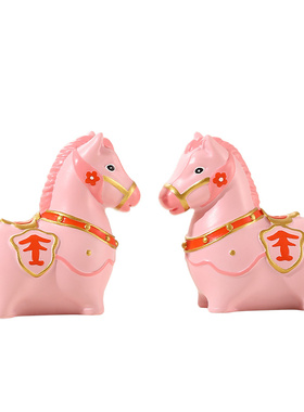 马年生肖吉祥物创意桌面装饰摆件