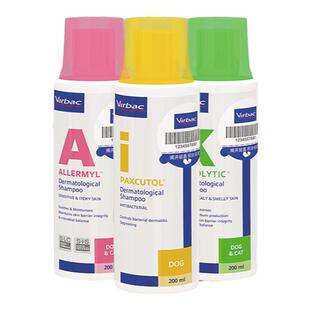 维克药浴康泰乐派奥洁宠物狗狗真菌细菌鳞屑滋润皮肤香波药浴