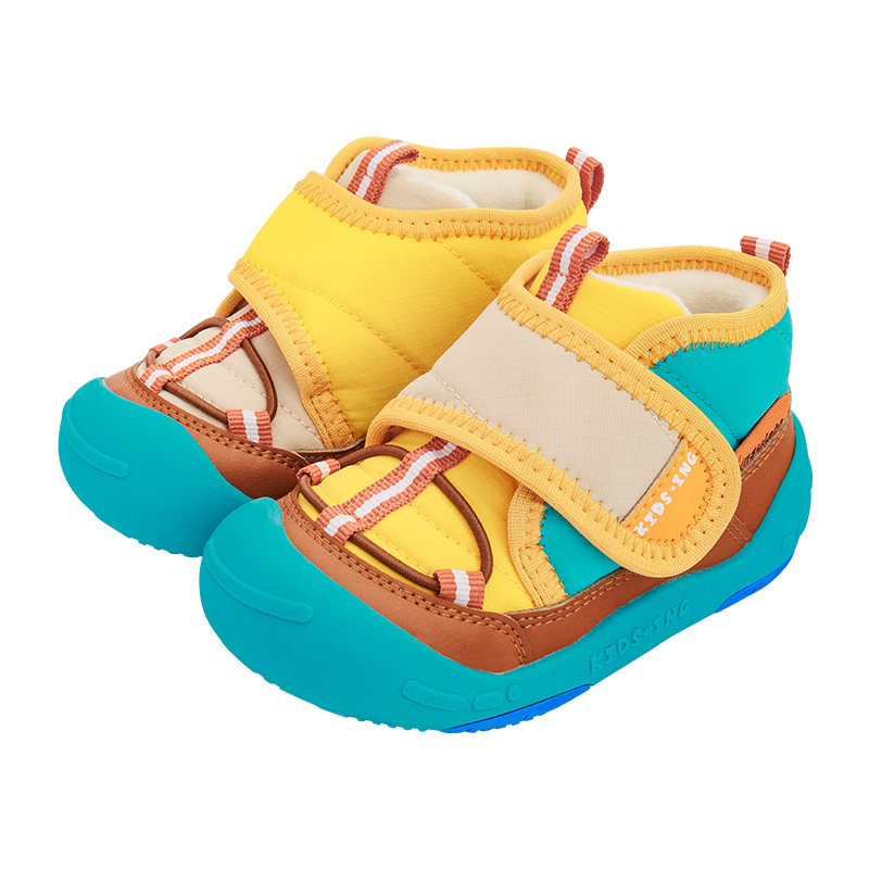 kidsing可迪星宝宝棉鞋冬季新款男女童小童儿童加绒防滑软底棉靴