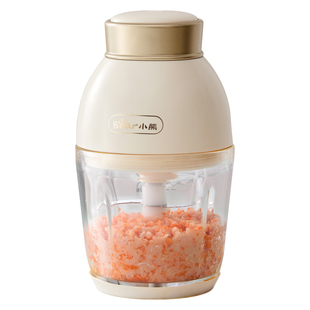 小熊绞肉机家用宝宝辅食机电动小型多功能烹饪机搅拌打碎肉料理机