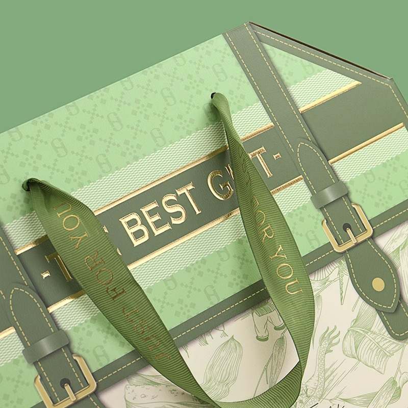 新款高端烫金端午礼盒端午节手提纸礼盒嘉兴定制包装礼盒空盒粽子