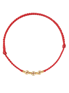 普陀山2026马年招财好运红绳编织手链转运珠本命年男女手绳护身符