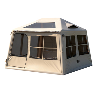 探险者水立方充气帐篷全自动户外野营过夜防暴雨露营装备车尾一体