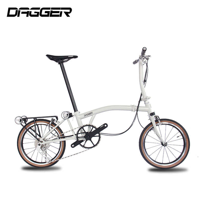 DAGGER国布小布折叠自行车7速碳纤维夹器推行349自行车CNC配件
