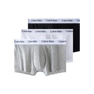 【自营】Calvin Klein/凯文克莱男士舒适平角内裤三条装U2662G001