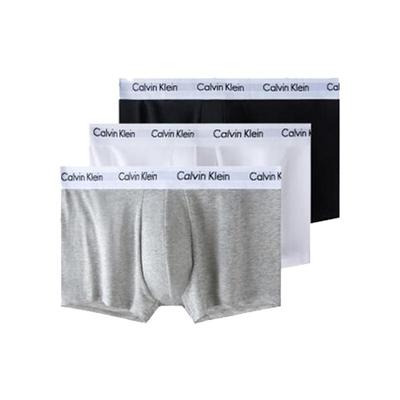 【自营】Calvin Klein/凯文克莱男士舒适平角内裤三条装U2662G001