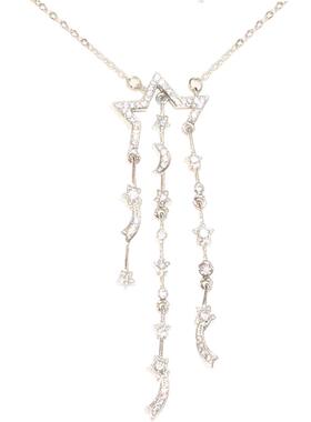 彗星流苏项链轻奢高级设计锁骨链