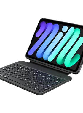 HOU适用ipad mini6可分离式键盘磁吸保护套壳2024新款苹果平板电脑迷你第六代专用蓝牙静音便携办公轻薄平替