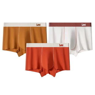 Lee新疆云感棉10A抗菌防臭男士内裤高颜值舒适无感高弹不卷边内裤