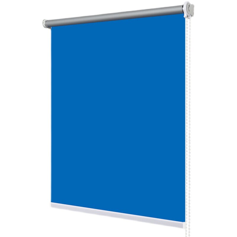 简易办公小窗帘全遮光隔热免打孔