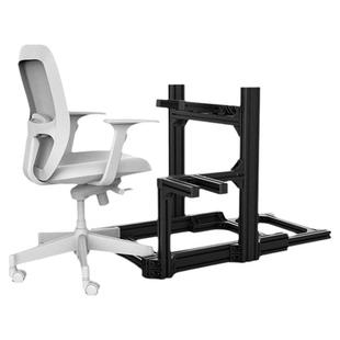 赛车模拟器半架支架3060铝型材可折叠支架4080铝型材赛车折叠半架