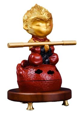 黄铜齐天大圣猴子香炉香薰摆件斗战胜佛家居现代礼品礼物桌面装饰