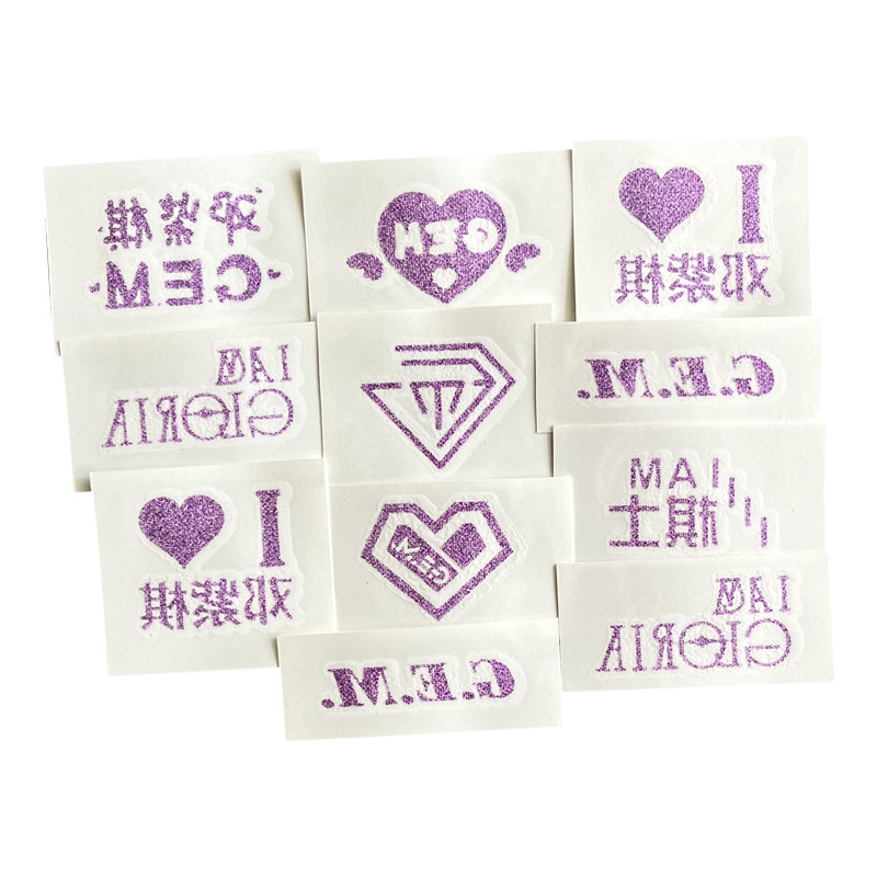 邓紫棋GEM闪粉脸贴新款纹身贴演唱会粉丝应援物妆容贴纸明星周边