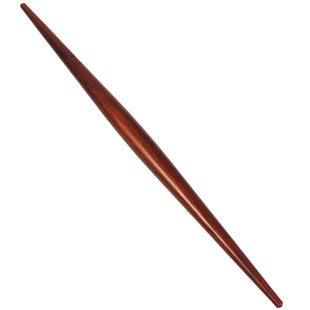 紫光檀鱼肚擀面杖饺子皮紫檀木红木擀面棍家用喜家德实木两头尖杖