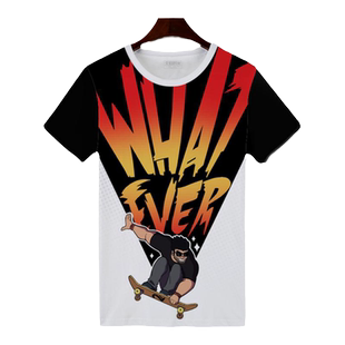 歪小子斯科特 T恤短袖大码cos服卡通衣服青少年夏季痛衣宅家打底