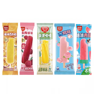 20支和路雪冰棒冰淇淋百香果乳酸菌棒菠萝喳喳冰桃桃杨梅冰棍雪糕