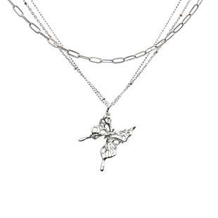 WIZARDLAB原创设计丨虫鸣系列 手工雕蜡 破茧蝴蝶项链 气质锁骨链