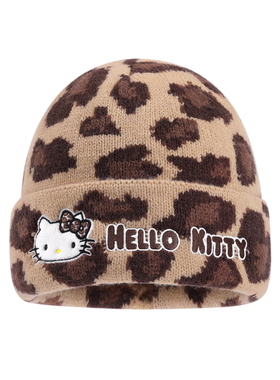 【hellokitty】百搭豹纹冬季帽子