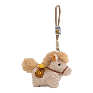 MoMo马上有钱红色吉祥小马挂件玩偶公仔包包挂饰马年新年礼物女生