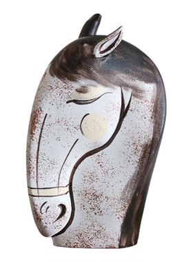 马摆件艺术感客厅装饰桌面摆设酒柜摆放高级感小众乔迁开业礼物