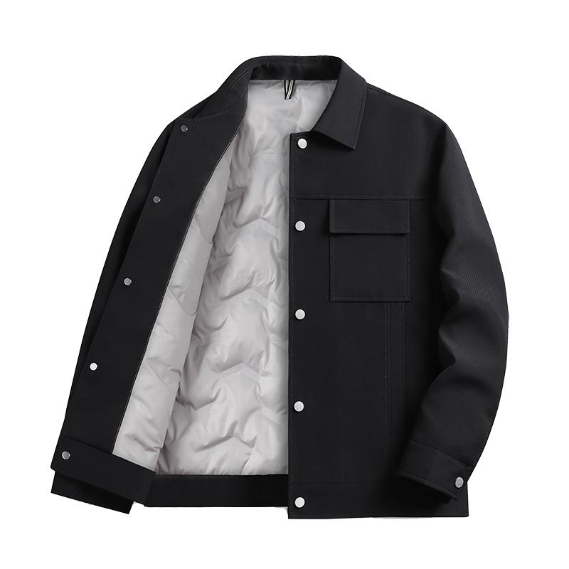 斯得雅翻领羽绒服外套