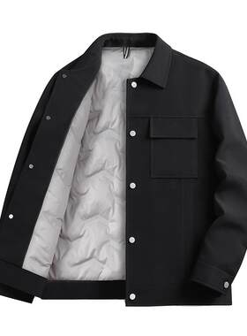 斯得雅翻领羽绒服外套