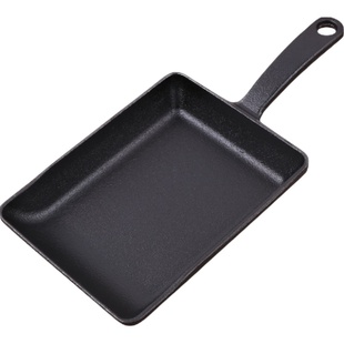 日式方形玉子烧锅迷你不粘锅厚蛋烧铸铁小煎锅千层锅鸡蛋卷电磁炉