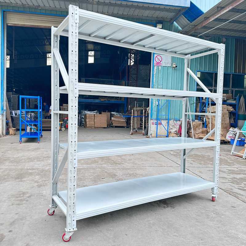 带轮货架可移动仓库展示架货架仓库物料车批发轻型仓储中型置物架