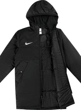 耐克青少年儿童中长款棉服