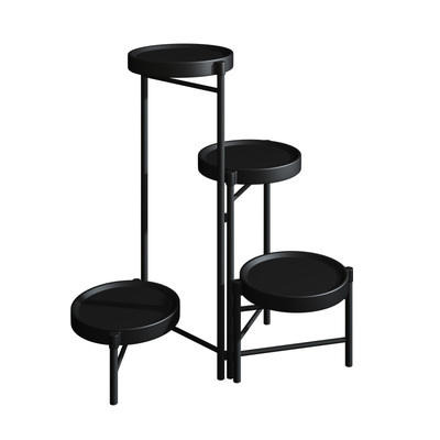 速立普客厅落地式简约可折叠花架