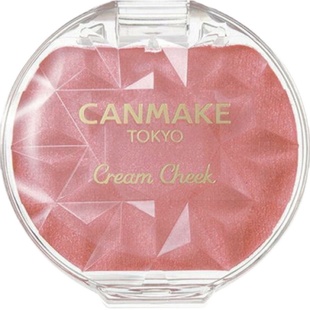 部分现货嫩妹色|日本Canmake井田腮红膏唇颊两用P01 P03新色珠光