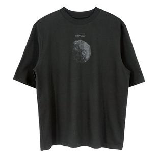 YOUWEI【优惠专属】短袖T恤王霏霏联名月球印花圆领宽松 Y1123306