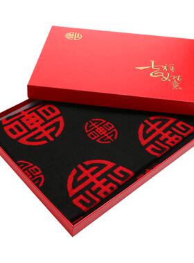 送爸爸妈妈爷爷奶奶围巾礼盒装