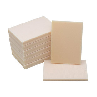 米色背绒70*100小方形干磨海绵砂纸片汽车漆面打磨抛光超细3000目