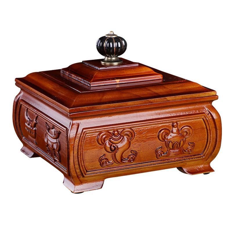 藏式实木分隔带盖果盘果盒糌粑盒托盘 坚果盘 供果盘 家用摆件