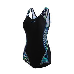 竞浪泳衣女夏连体大码显瘦2025新款保守专业竞速运动训练平角泳装