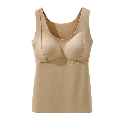 古今秋冬季加绒保暖背心女士内搭