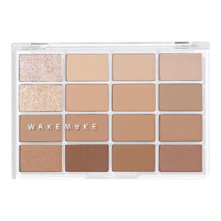 韩国wakemake眼影盘韩妆唯可魅08哑光珠光卧蚕粉色04大地高光修容