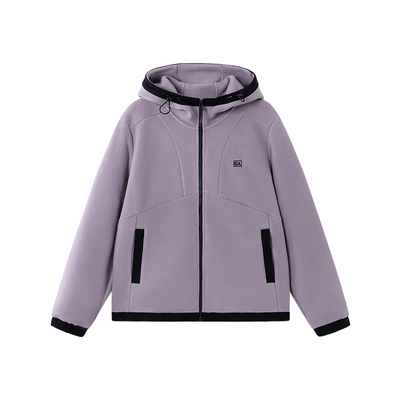 ELLEActive户外摇粒绒连帽外套