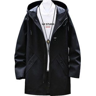 男款外套冬季2025新款加厚棉服加绒衣服男士棉衣中长风衣冬装棉袄