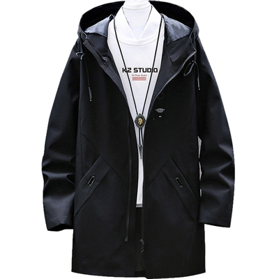 男款外套冬季2025新款加厚棉服加绒衣服男士棉衣中长风衣冬装棉袄