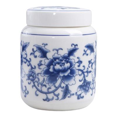 青花瓷陶瓷复古膏方罐密封罐