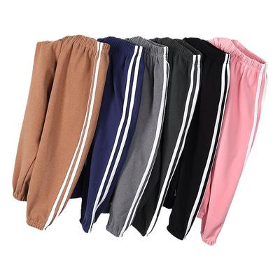 秋冬新款儿童磨毛运动德绒休闲裤