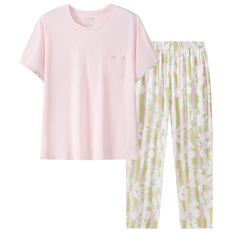 舒雅女士棉莫代尔家居服套装