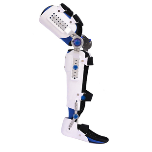 髋膝踝足矫形器膝关节固定支具可调膝盖行走助力架骨折护具外展架