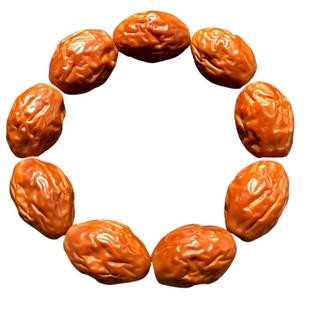 红枣男士橄榄核手串男款高端大枣核雕枣珠素串雕刻手持文玩手把件